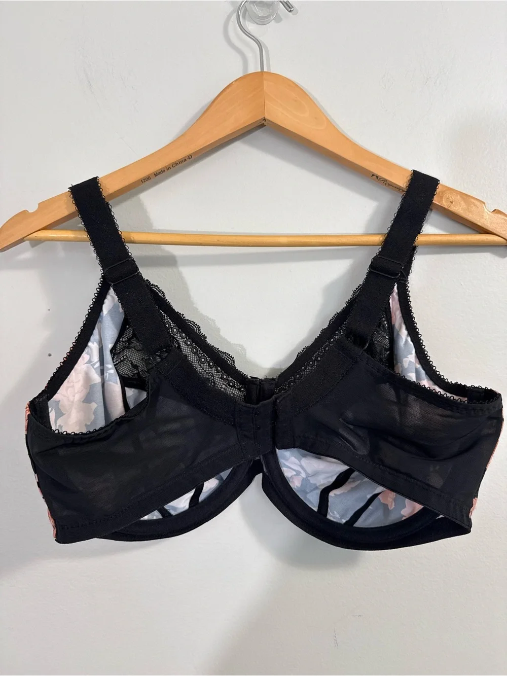 Elomi Morgan Stretch Lace Banded Underwire Bra 4110 Watercolor & Sunset Meadow